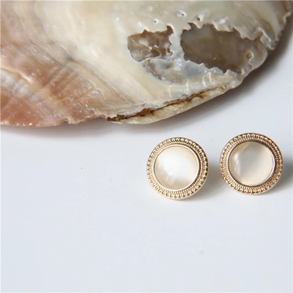 Faux Pearl Earrings